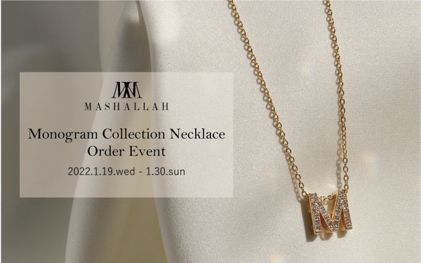 Monogram Collection Necklace Order Event